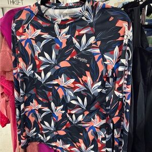 Columbia Multicolor Floral Long Sleeve Shirt